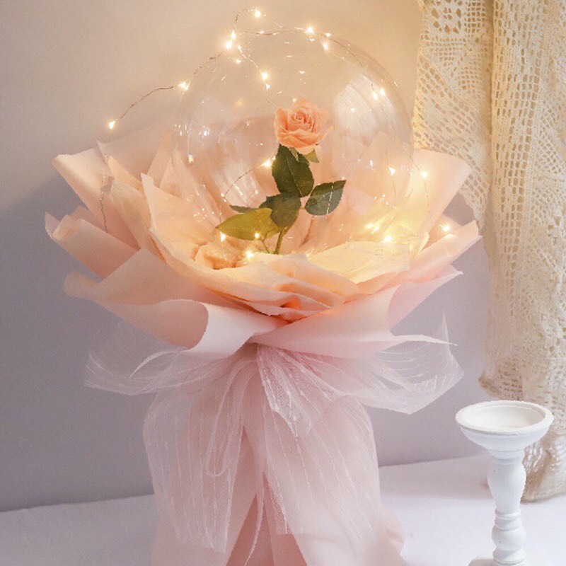 Vỏ Bóng Trong Suốt Jumbo, Bóng Trong Suốt Galaxy Cỡ 45cm ( 20 inch )