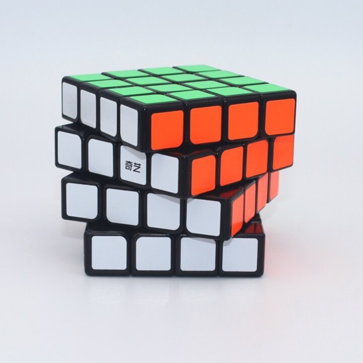 Rubik 4 Tầng QiYi 3046 Hàng Cao Cấp Xoay Cực trơn, Cực Mượt - Rubic 4x4x4 Viền Đen