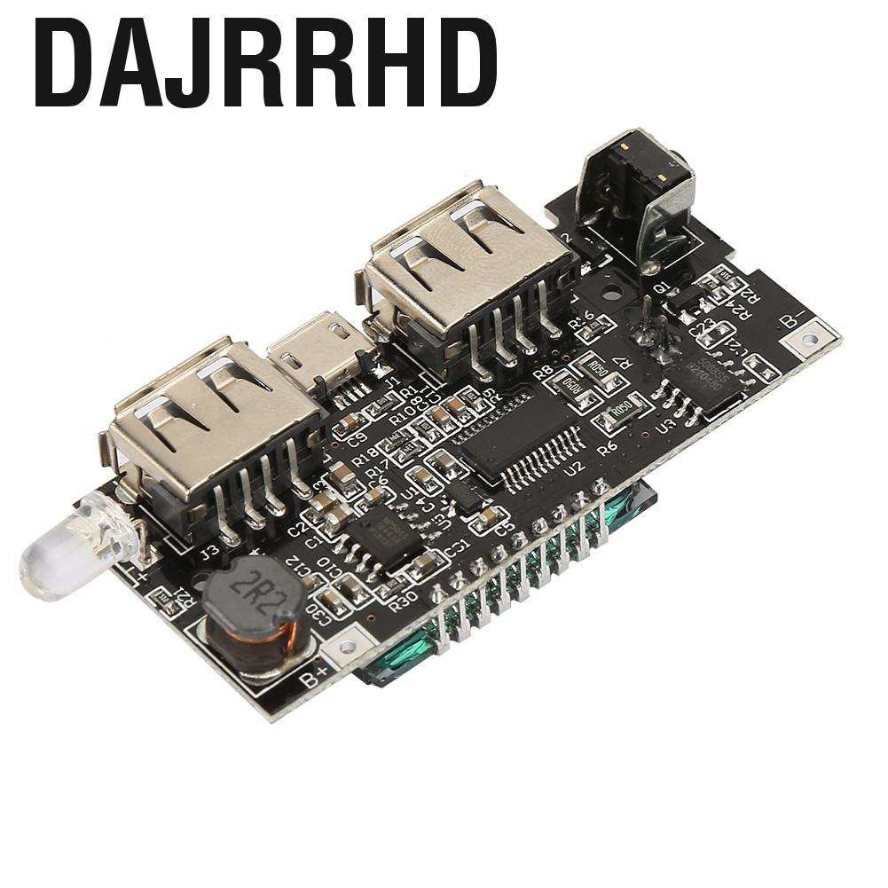 Dajrrhd Dual USB 5V 1A/2.1A LCD Power Bank 18650 Lithium Battery Charger DIY Module