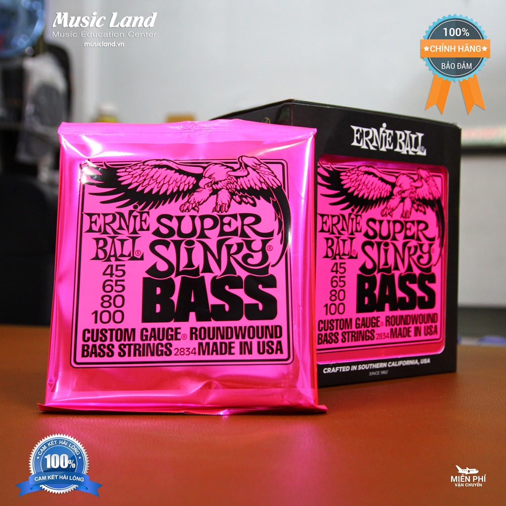 Dây Đàn Guitar Bass Điện Ernie Ball 2834 – Chính hãng