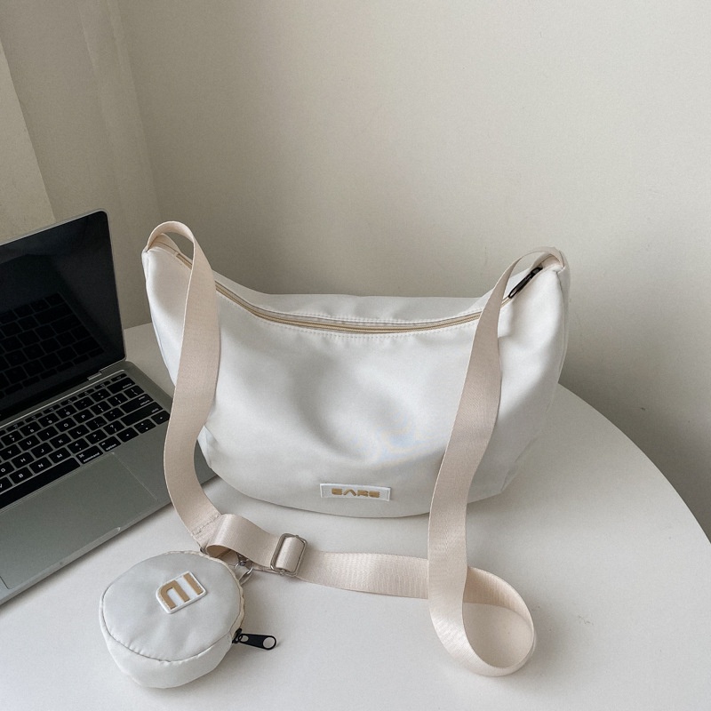 Túi Đeo Chéo Vải Oxford Cỡ Nhỏ Thiết Kế Đơn Giản Thời Trang Cho Nữ