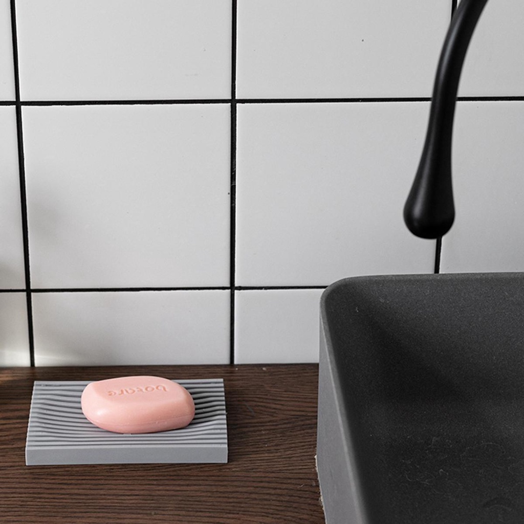 JARRED Khay Đựng Xà Phòng Bằng Silicone Chống Trượt Tiện Dụng Cho Nhà Tắm