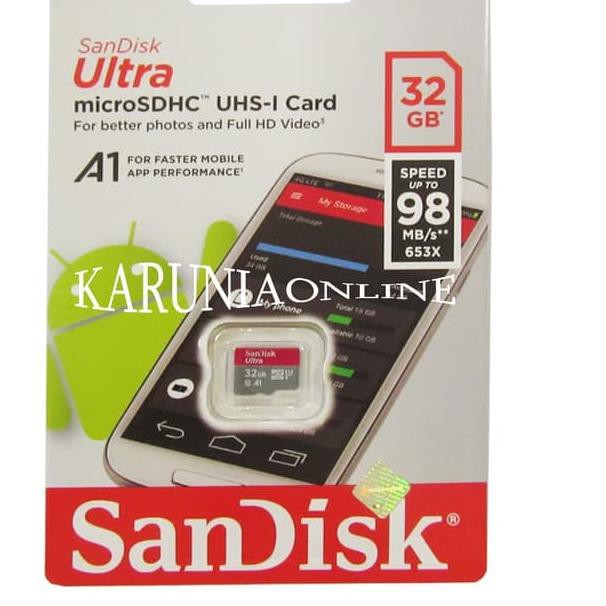 Sandisk Bộ Chuyển Đổi Ultra Uhs-1 A1 32gb Microsdhc Up Sang 98mb / S