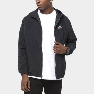 ÁO KHOÁC NIKE HERITAGE WINDRUNNER  - ĐEN