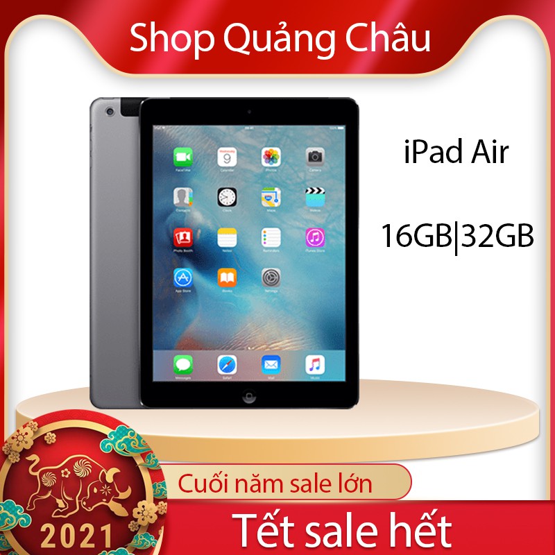 Máy tính bảng iPad AIR Chính hãng Quốc tế màn hình lơn 9.7 inch siêu sắc nét cấu hình mạnh bảo hành 12 tháng 1 đổi 1 tại | BigBuy360 - bigbuy360.vn