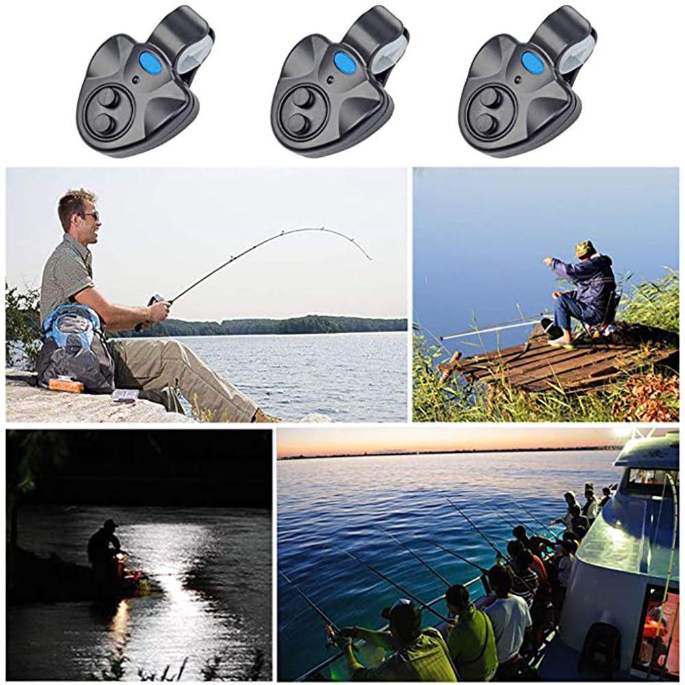 Còi Báo Hiệu Cá Cắn Câu Có Đèn LED Chống Trượt