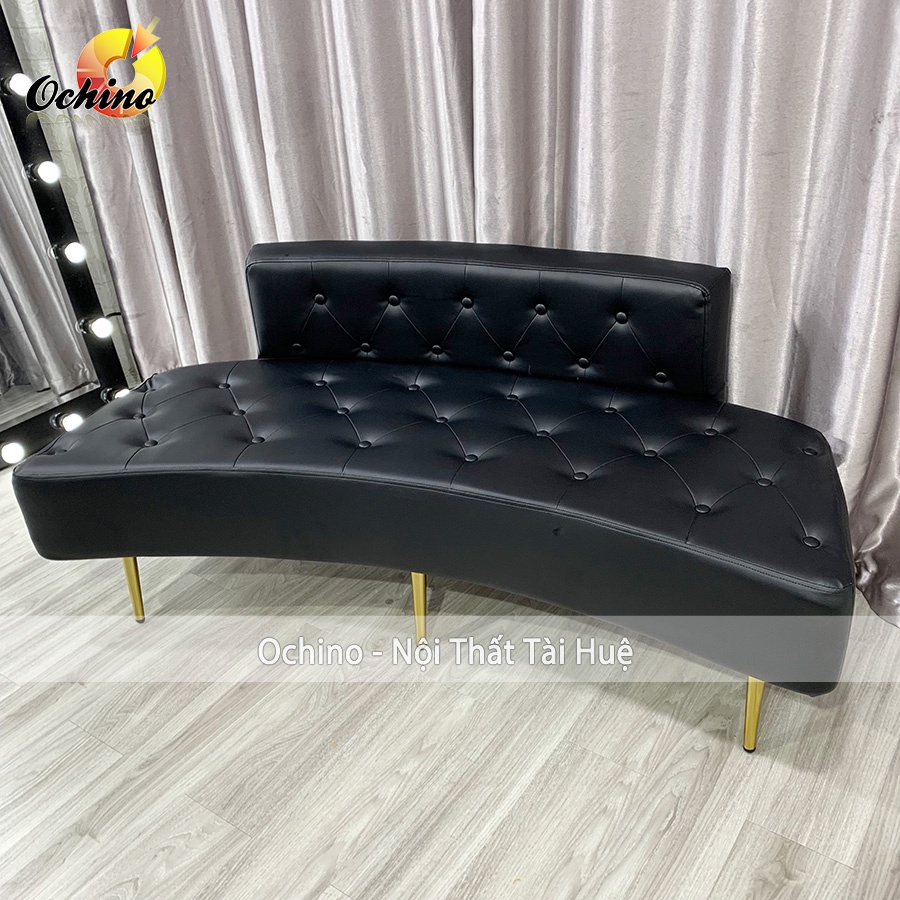 Ghế Sofa Phòng Khách, Ghế Băng Dài Cho Shop Bọc Da Cao Cấp Có Tựa Lưng ( Ảnh Thật Và Video)