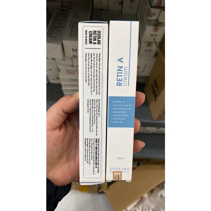 Kem Dưỡng Trẻ Hóa Da Retinol - Glycolic USOLAB RETIN A CREAM 30ml