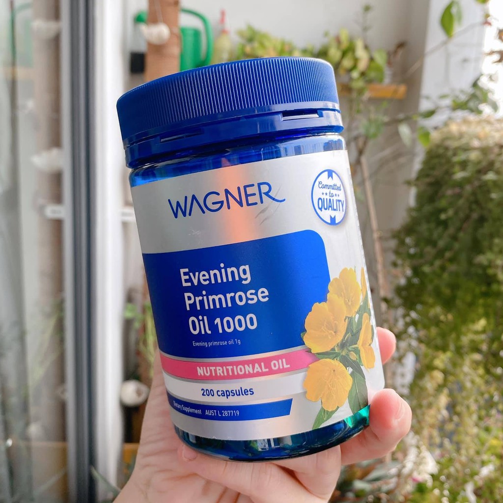 Tinh Dầu Hoa Anh Thảo Wagner Evening Primrose Oil Úc 200 Viên