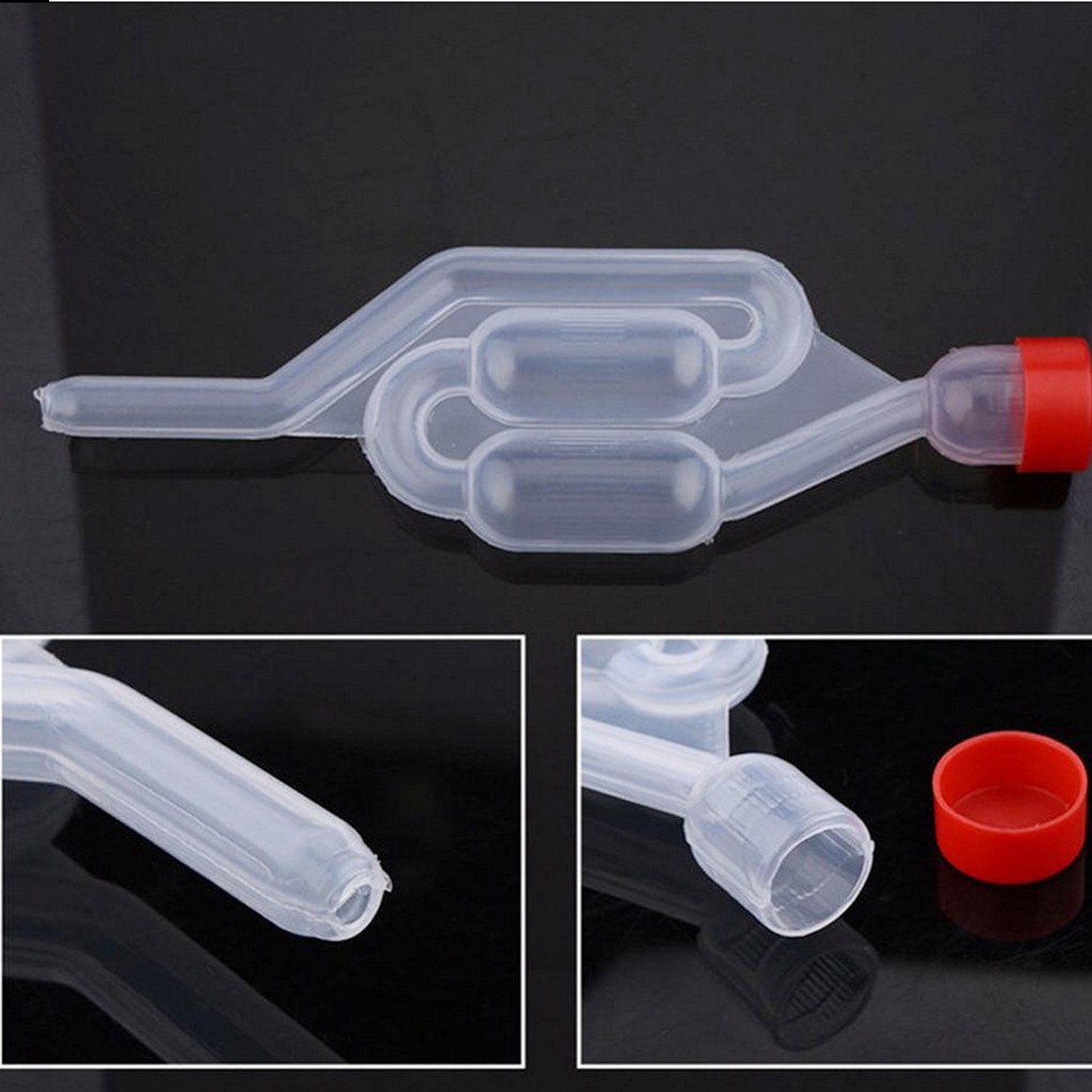 【VOLLTER】 Homebrew Wine Fermentation Airlock Valve Plastic One-Way Exhaust Water Seal Bubble Grommet Beer Brewing Tool