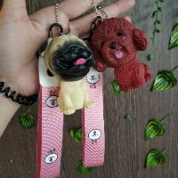 Móc khoá chó kèm dây