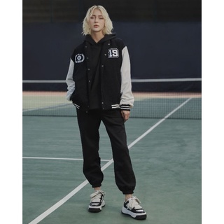 Áo khoác nhung tăm unsocial sporty club varsity jacket