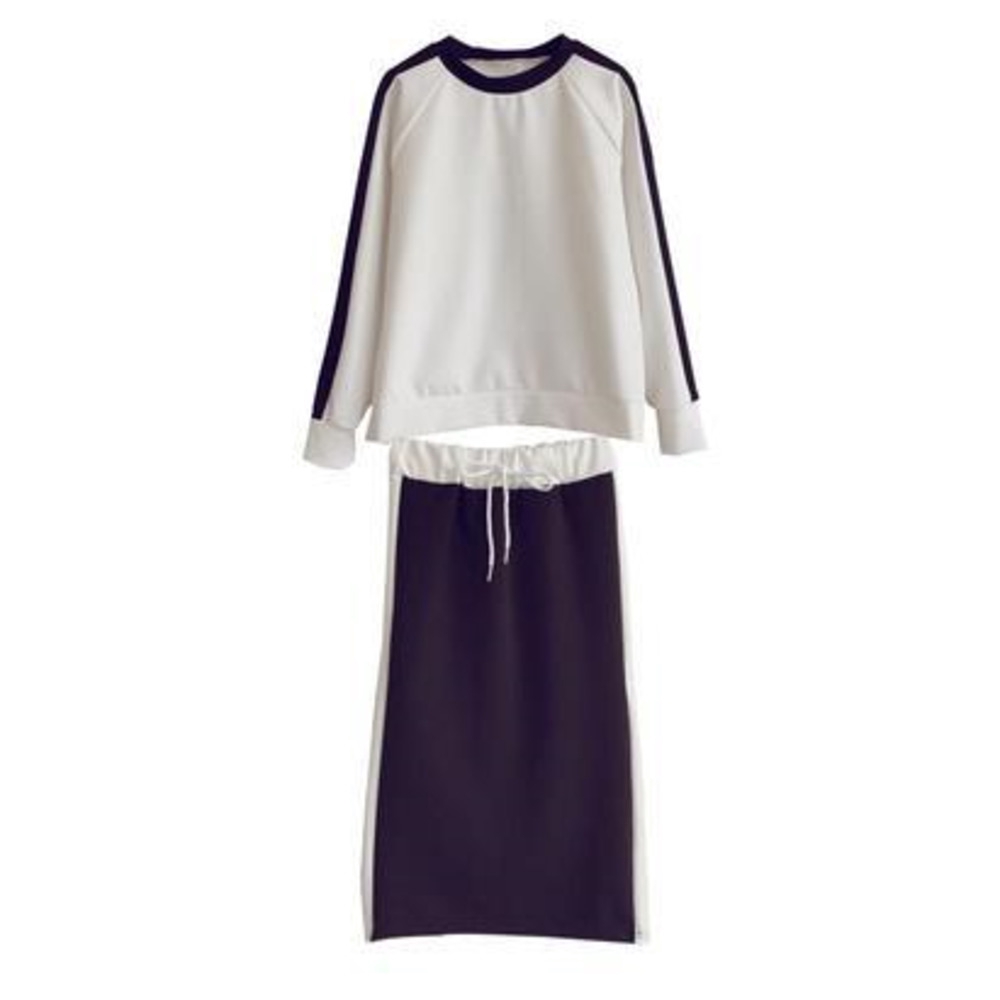 Bộ Áo Sweater Dài Tay + Chân Váy Xinh Xắn Dành Cho Nữ | BigBuy360 - bigbuy360.vn