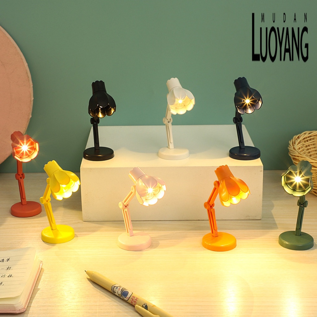 Đèn LED Đọc Sách Bảo Vệ Mắt Hình Bông Hoa Mở Từ Tính Tiện Dụng