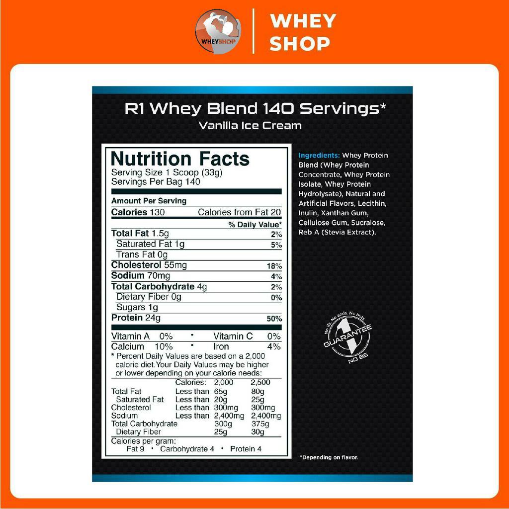 Sữa dinh dưỡng tăng cơ Rule 1 Blend 10Lbs  - WHEYSHOP