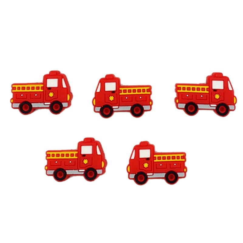 Set 5 Đồ Chơi Hạt Silicon Làm Dịu Răng Họa Tiết Hoạt Hình Dành Cho Em Bé Sơ Sinh