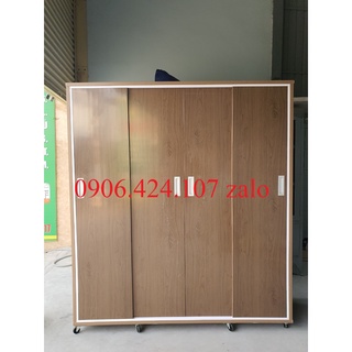 Tủ nhựa quần áo 4 cánh lùa màu óc đẹp
