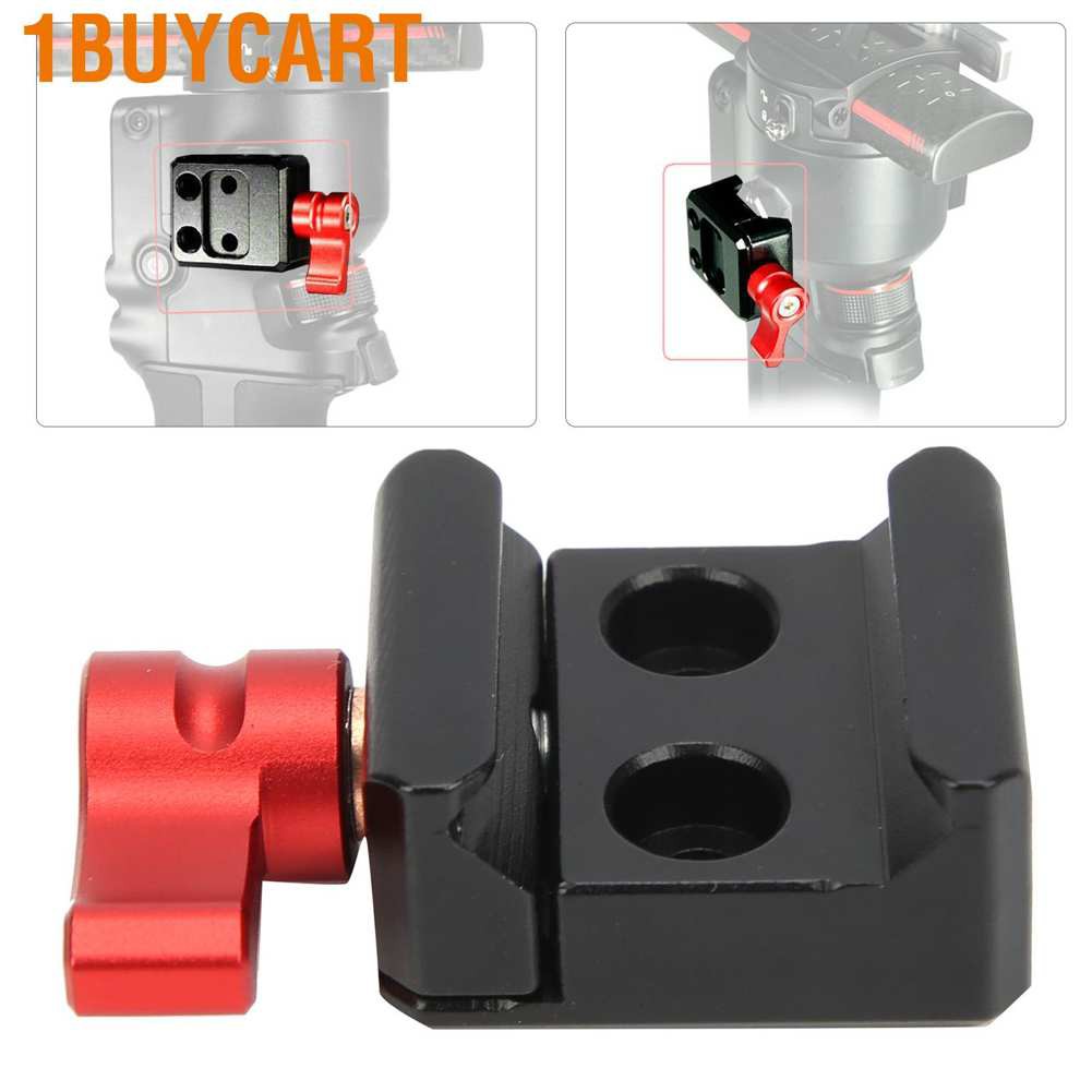 1buycart Handheld Stabilizer Side Expansion Mount Quick Release Plate Adapter for DJI RS 2/RSC 2