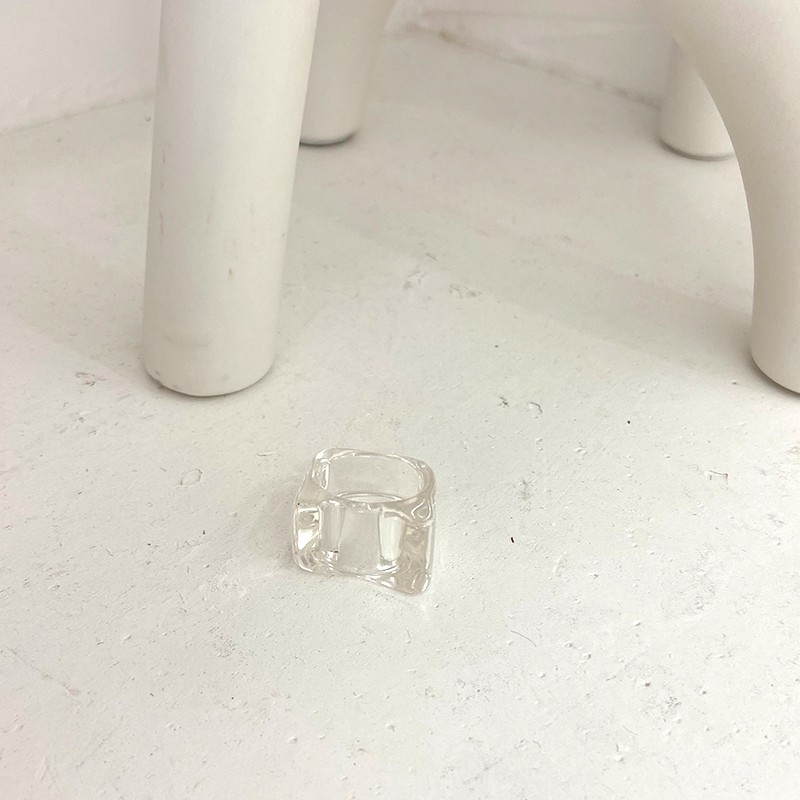 Nhẫn acrylic Nhiều Màu Phong Cách Hàn Quốc Thời Trang Cá Tính Cho Nữ