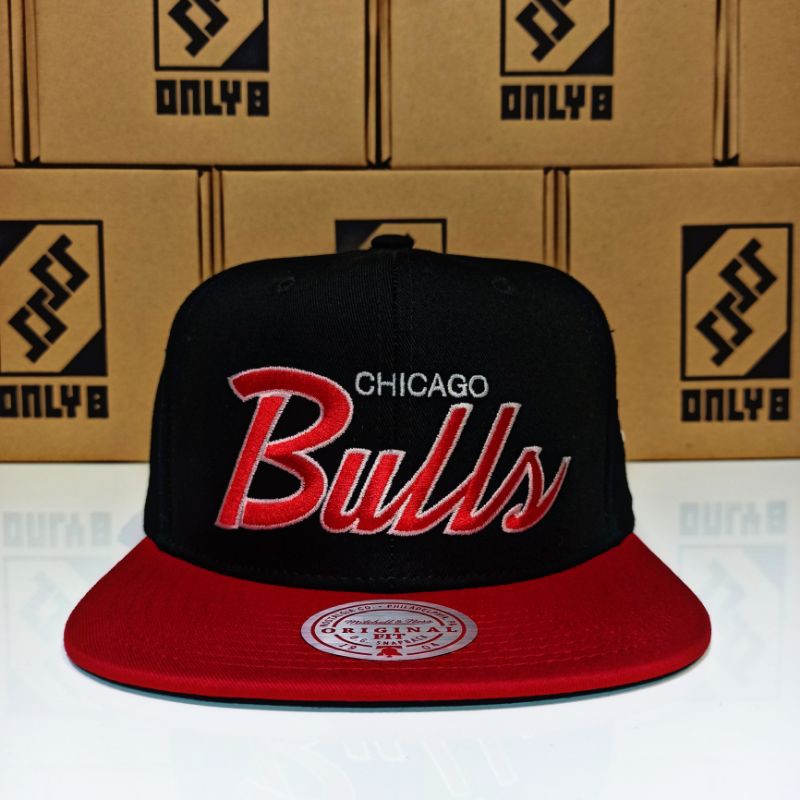 Mũ nón snapback Chicago Bulls Mitchell and Ness .