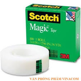 Băng keo dán tiền Scotch® Magic™ 810 ( 1.9cm x 32.9m )