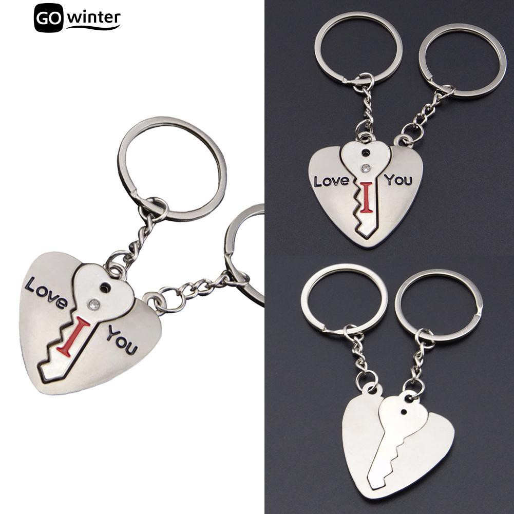Móc Chìa Khóa Hình Ví I Love You Cho Cặp Đôi