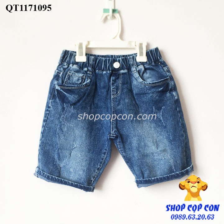 Quần lửng jean bé trai (26-38kg)