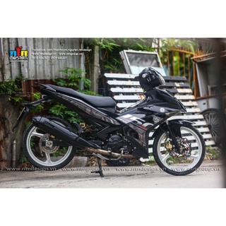 Tem rời exciter 150 y15zr đen
