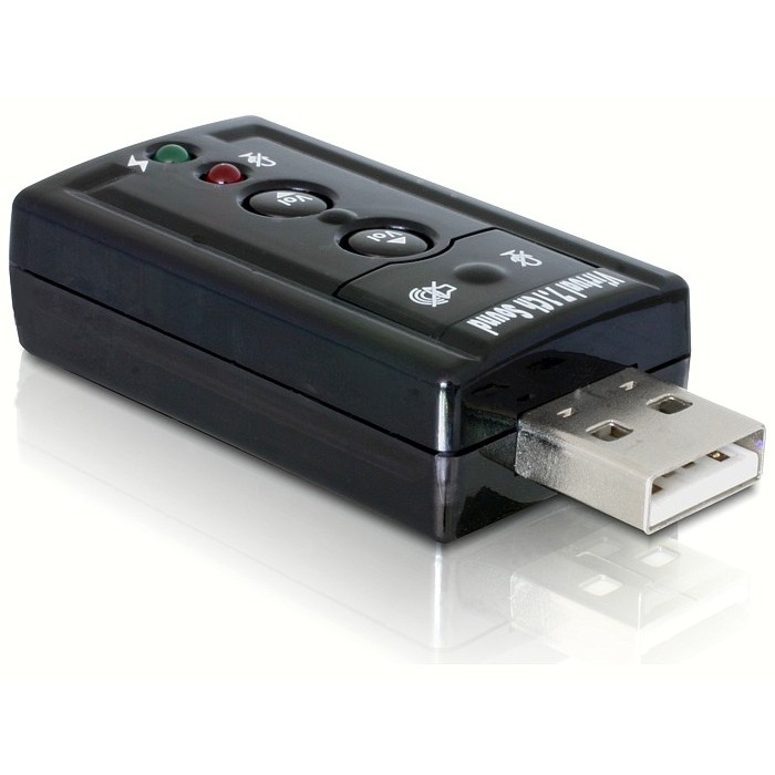 USB SOUND 7.1 KẾT NỐI CỔNG USB RA 2 JACK AUDIO ,MIC