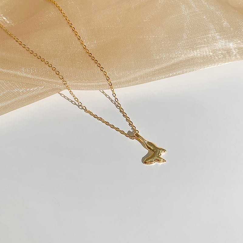 Vòng cổ Hình Bướm Màu Vàng Thời Trang Hàn Quốc