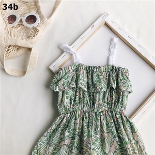 Jumpsuit bé gái diện hè