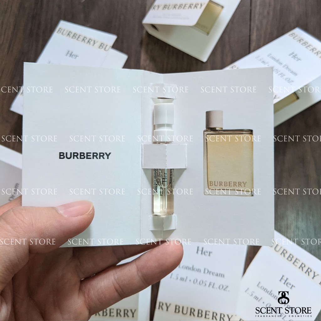 Scentstorevn - Vial chính hãng nước hoa Burberry Her Edp, Blossom, London Dream [1.5ml]