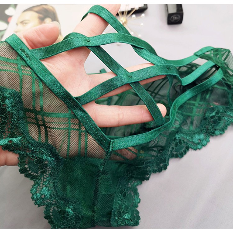 (Thanh lý) Quần Lót Tangas Ren Đan Dây Mới P195