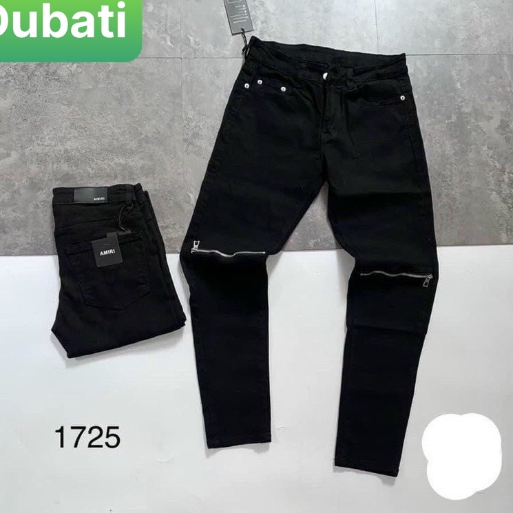 QUẦN JEAN NAM CHẤT BÒ ĐEN KHÓA KIỂU GỐI NHẬT BẢN PHONG CÁCH HOT TREND 2022 DB-01 - DUBATI FASHION