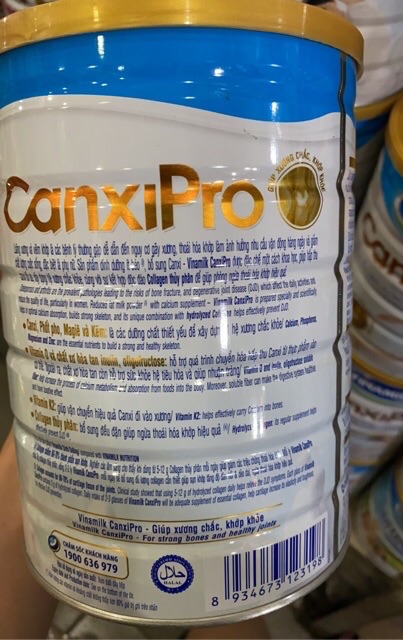 Sữa Bột CanxiPro Vinamilk Lon 900gram-HÀNG CHUẨN CÔNG TY