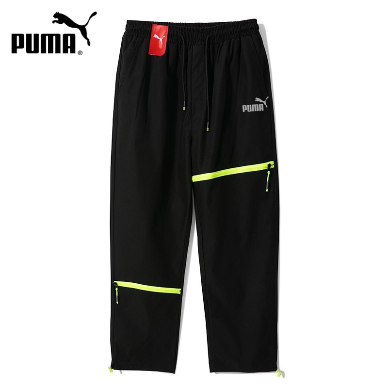 Puma Quần Lửng 100% Cotton Ống Rộng Thời Trang Năng Động Cho Nam