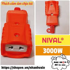 Phích cắm siêu chịu tải 3000W NiVal