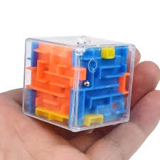 Combo 2 Đồ chơi rubik mê cung lăn bi - Khối lập phương 3D đồ chơi mê cung giáo dục trí tuệ cho trẻ