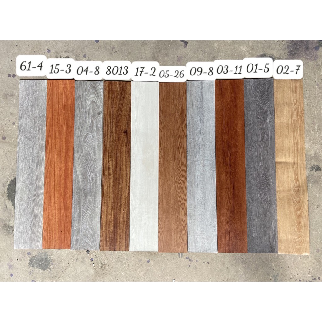 Combo 10 tấm sàn vân gỗ bóc dán thông minh loại vip dán được cả tường(tự dán thay thế cho sàn gỗ công nghiệp)