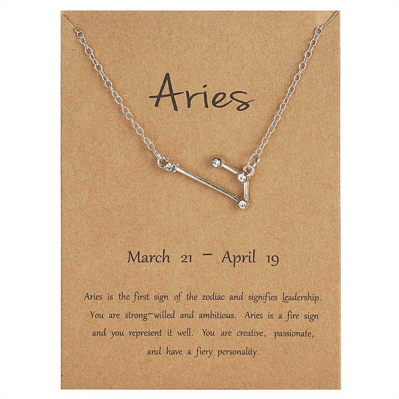 Dây chuyền đính đá họa tiết chòm sao thời trang