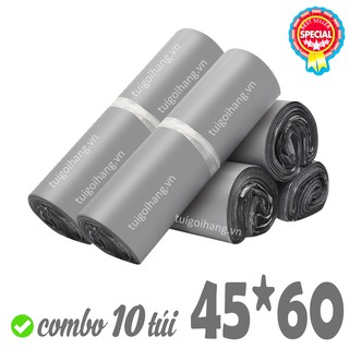 [CHẤT LƯỢNG] 10 Túi Niêm Phong Chuyên Dụng Tự Dính Bạc 45x60cm Siêu Dai Chống Thấm Tuyệt Đối Giá Rẻ