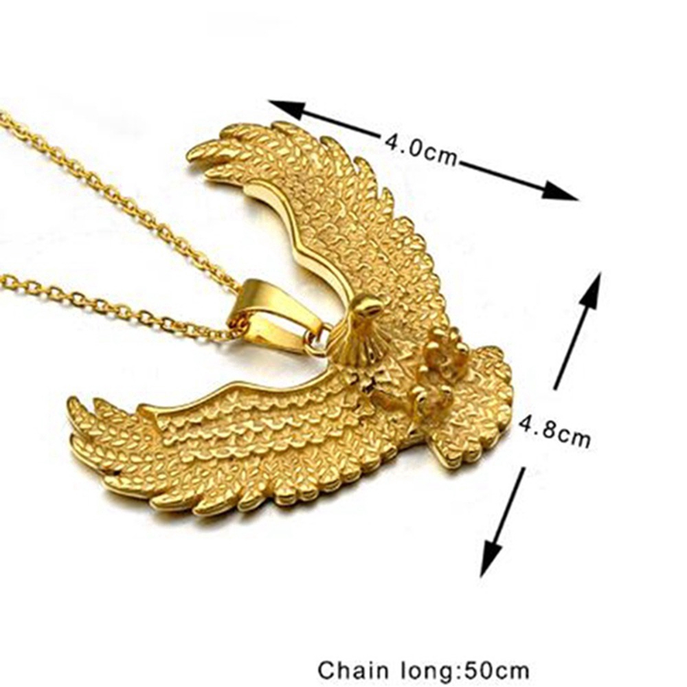 Vòng cổ Mặt Đại Bàng Mạ Vàng Cho Nam