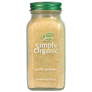 Bột tỏi hữu cơ simply organic 103g - organic garlic powder