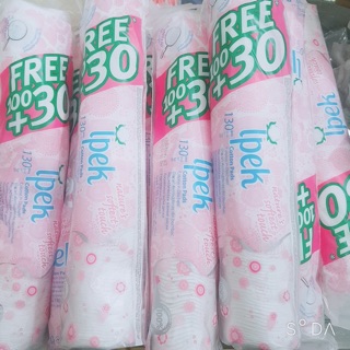 Bông tẩy trang ipek 130 miếng