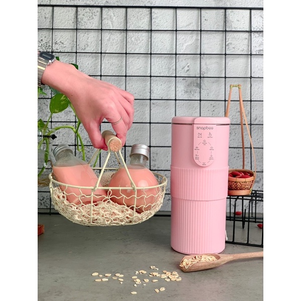 (Chính hãng-BH 12 tháng) Máy làm sữa hạt mini đa năng Snapbee nấu cháo,Soup,Sinh tố