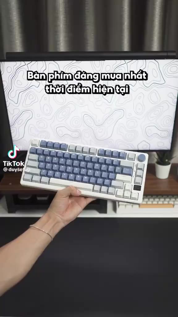 Bàn Phím Cơ Không Dây RK M75 3 Chế Độ Kết Nối - Led Mạch Xuôi - Keycap PBT Doublue shot - Full Foam | BigBuy360 - bigbuy360.vn