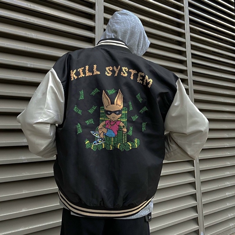 Áo khoác Bomber Unisex cao cấp Áo Varsity Jacket Bomber mới nhất