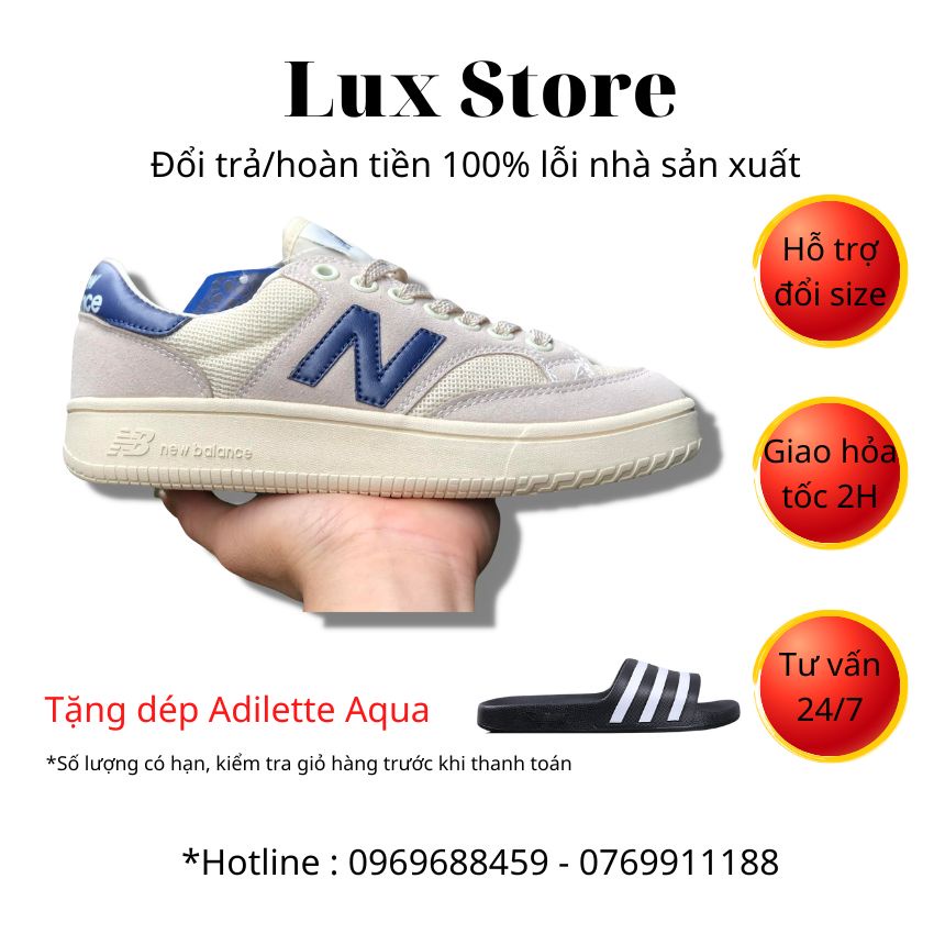 [Tặng dép Adilette Aqua] Giày thể thao NB cổ thấp, giày sneaker unisex nam nữ đủ size full box - LUX STORE