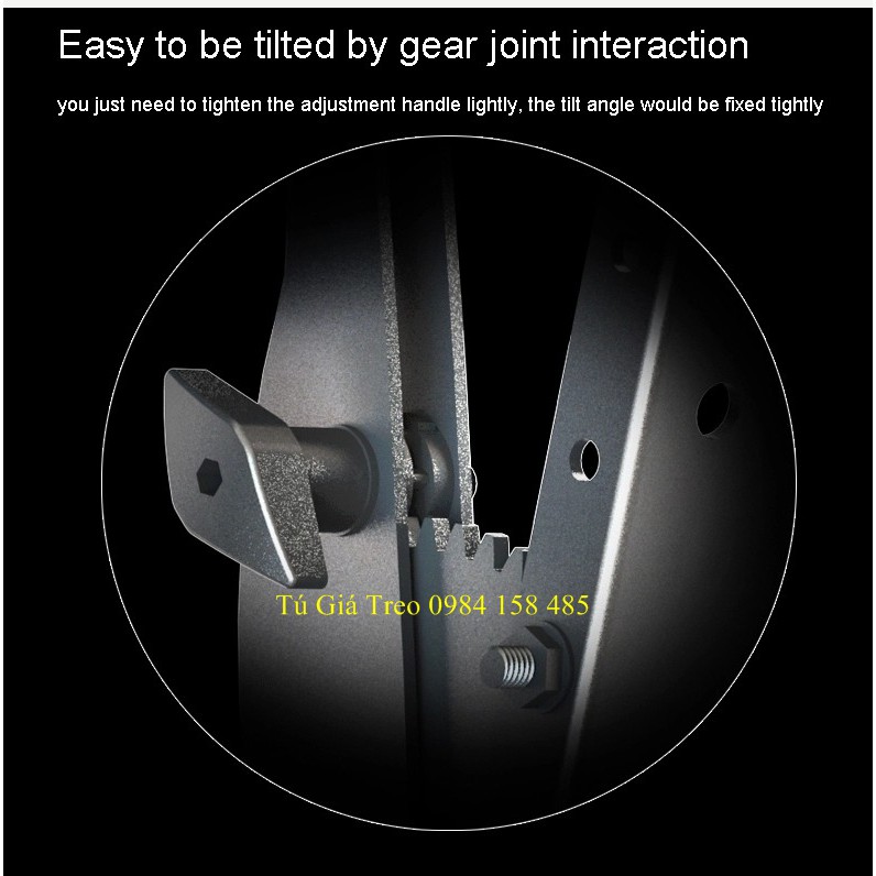 Giá treo tivi gật gù nhập khẩu D90T cho tivi 70-90 inch