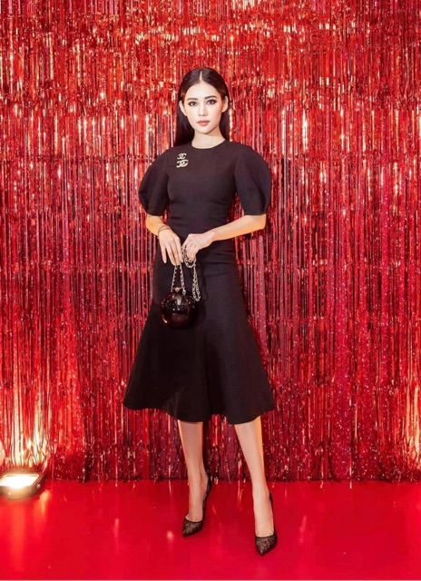 Váy lane jt màu đen